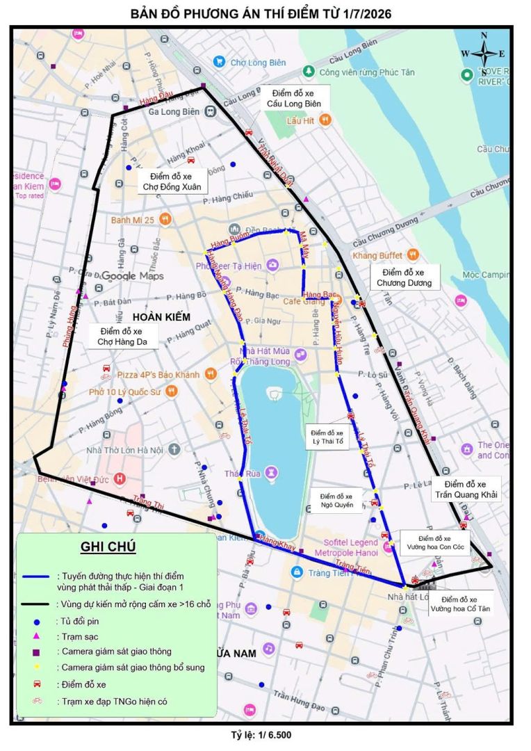 H&agrave; Nội dự kiến th&iacute; điểm cấm xe m&aacute;y xăng tại...