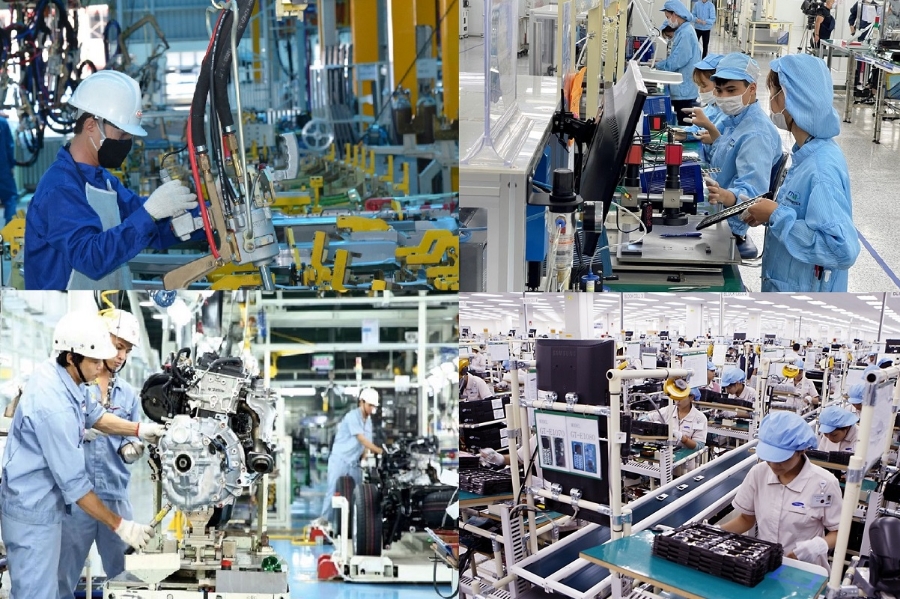 Ngành sản xuất Việt Nam tăng trưởng chậm lại trong bối cảnh nhu cầu giảm sút và áp lực thuế quan