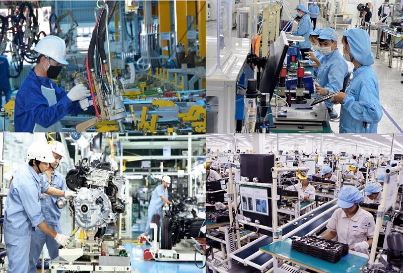 Sản xuất công nghiệp tiếp tục xu hướng tích cực, chế biến, chế tạo dẫn dắt tăng trưởng