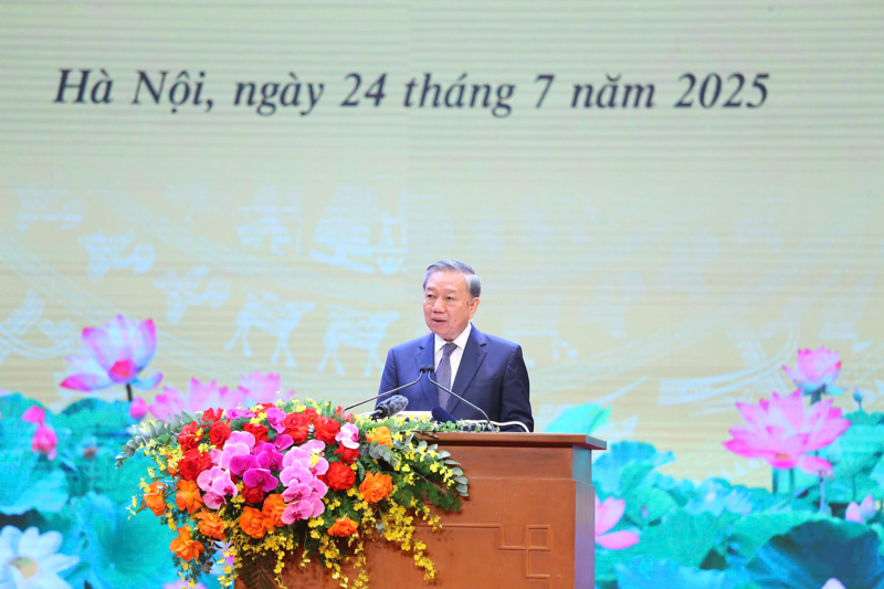 Tổng Bí thư Tô Lâm: Chăm lo cho người có công là nhiệm vụ thường xuyên, lâu dài
